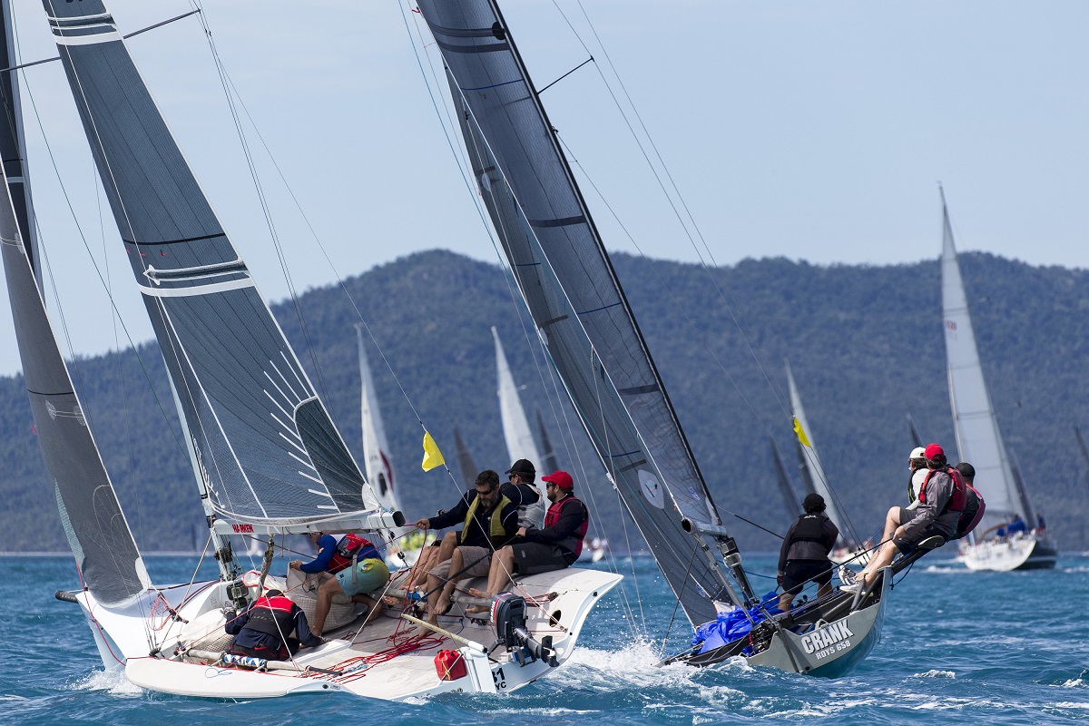 Sports Boats doing what they do best - race - photo by Andrea Francolini