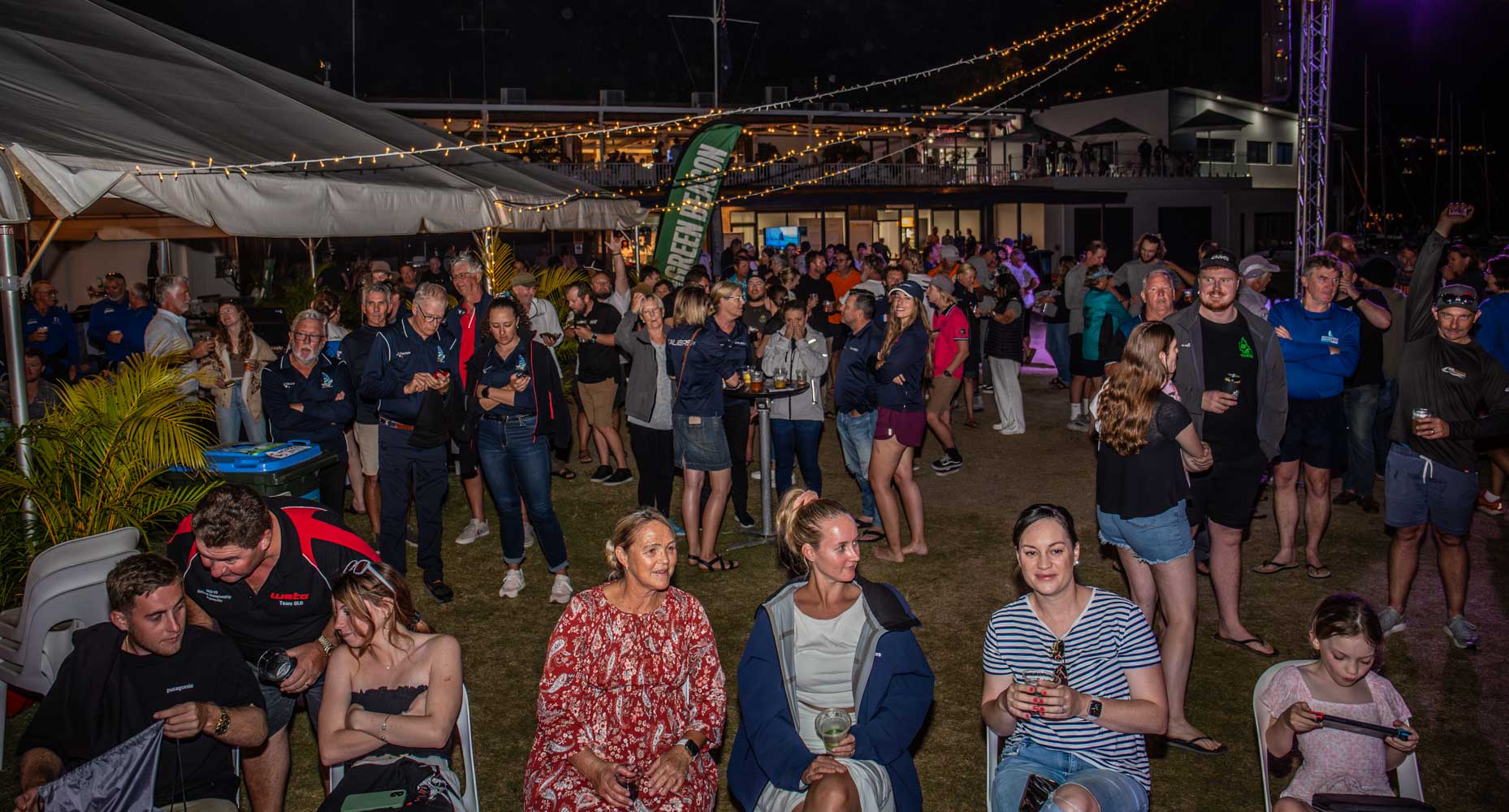 Night-time fun at Whitsunday Sailing Club post racing - photo by Vampp Photography